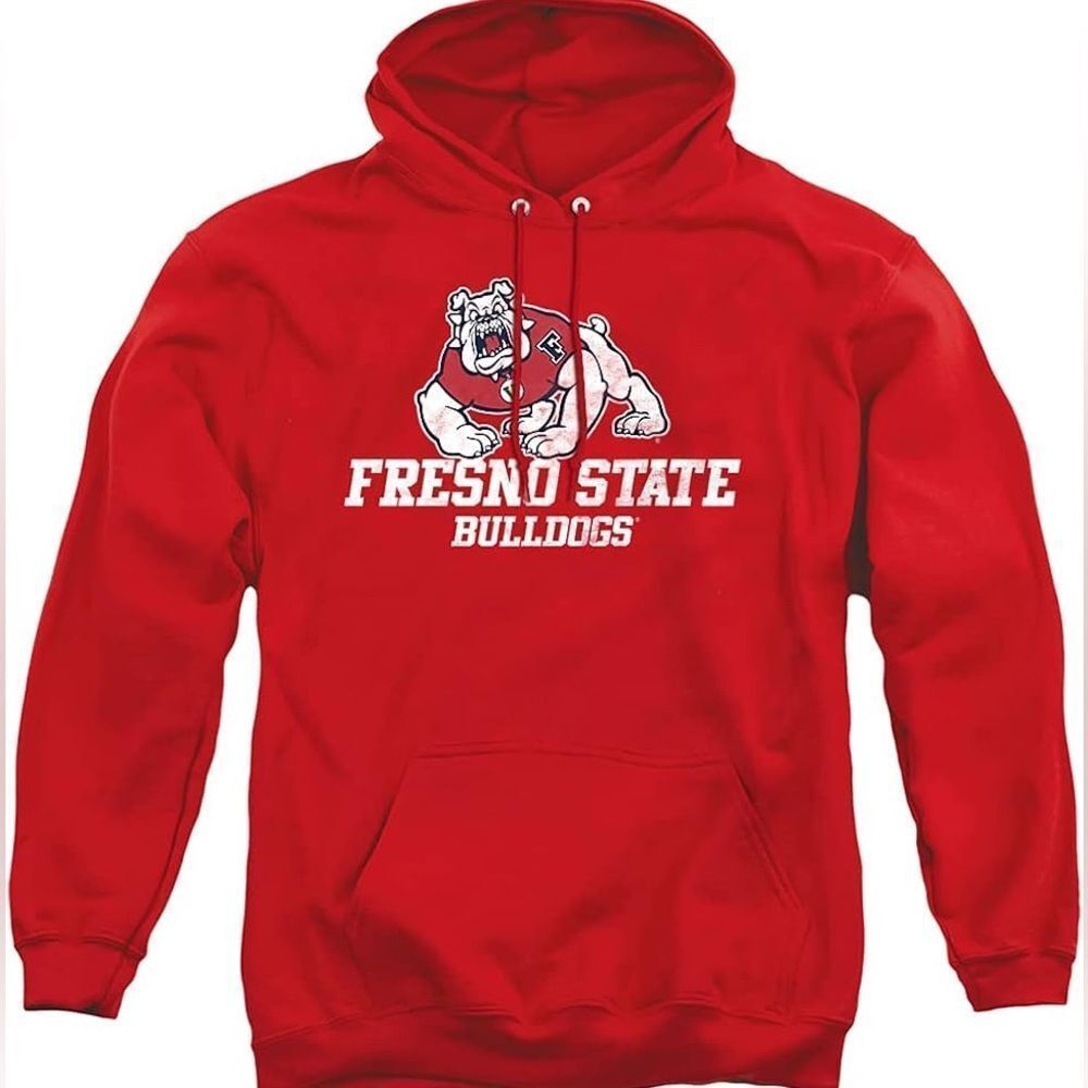 Fresno State University Official Bulldogs Logo Unisex‎ Adult sweatshirt 3XL NWT